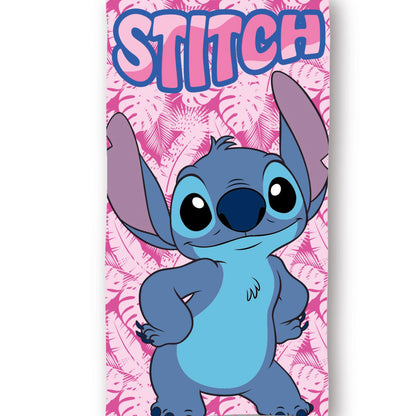 Disney Lilo and Stitch Pink Paradise Polyester Kids' Beach Towel - 70 x 140 cm