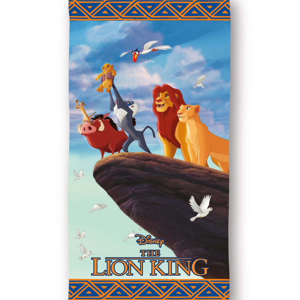 Disney The Lion King Savanna King Bath Towel, ( ) Kids' Polyester Beach Towel – 70 × 140 cm