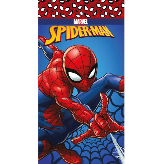 Spiderman Action Web , (Fast Dry) Badetuch für Kinder aus Polyester – 70 × 140 cm