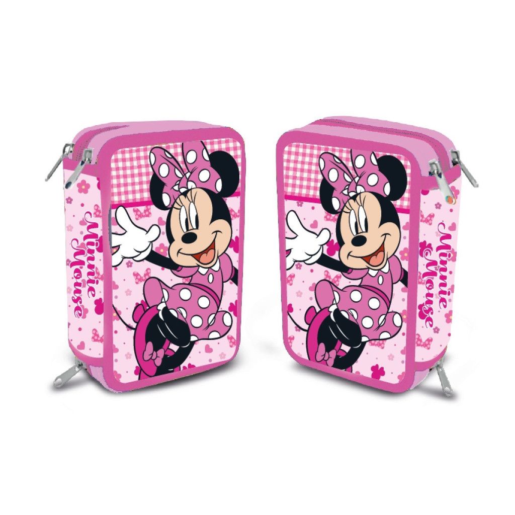 Disney Minnie Lovely Charm Federmäppchen für Kinder – 13 x 20 x 6 cm