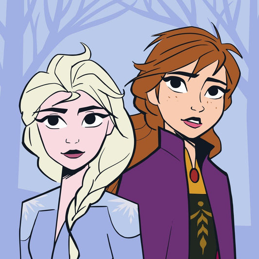 Disney Eiskönigin Sisters Magisches , Gesichtshandtuch Gesichtstuch für Kinder aus Baumwolle – 30 × 30 cm