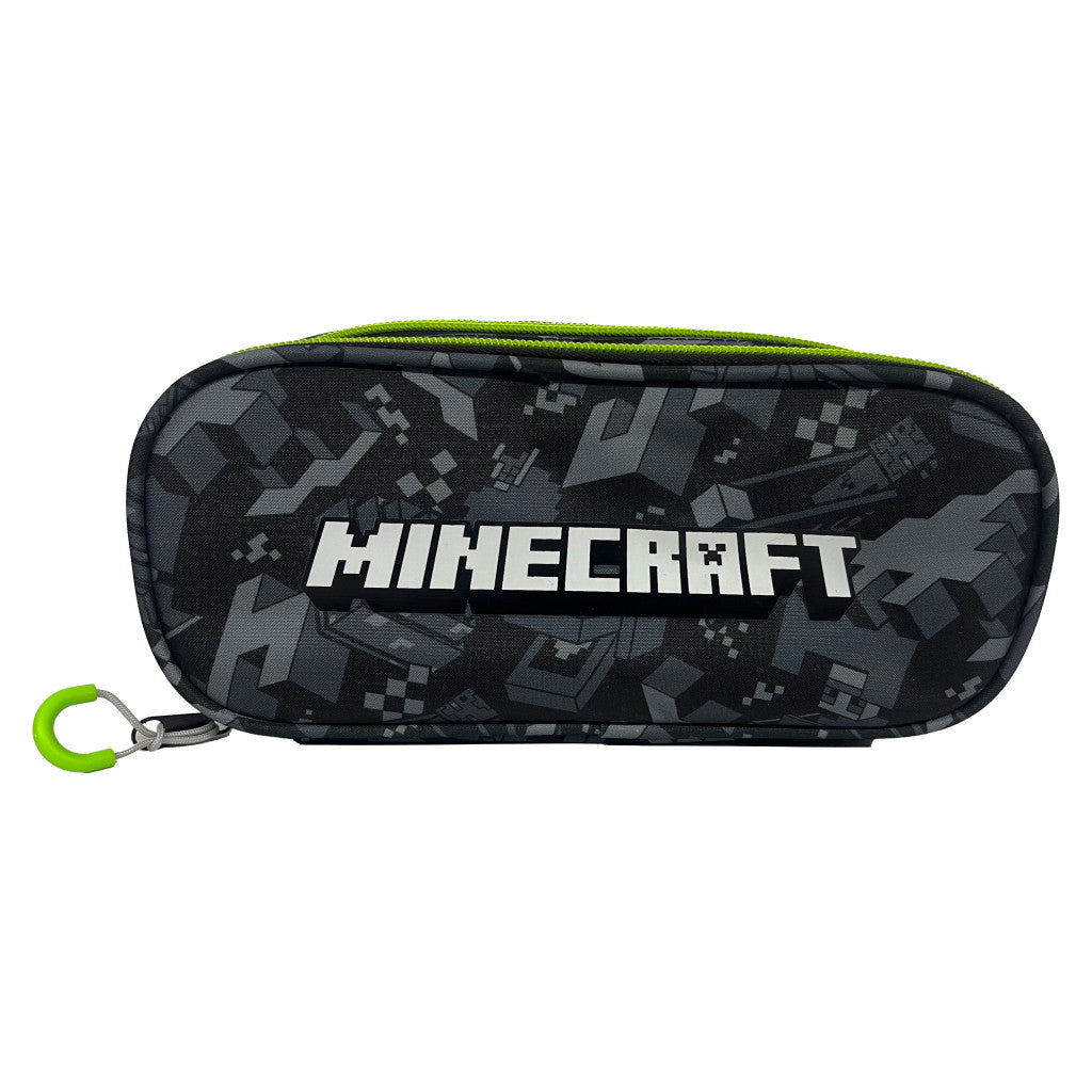 Minecraft Camo Terra mit 2 Fächern 23,5 cm Federmäppchen für Kinder – 24 cm