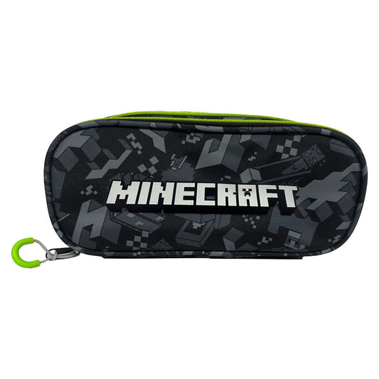 Trousse Minecraft Camo Terra 2 compartiments 23,5 cm pour enfants – 24 cm