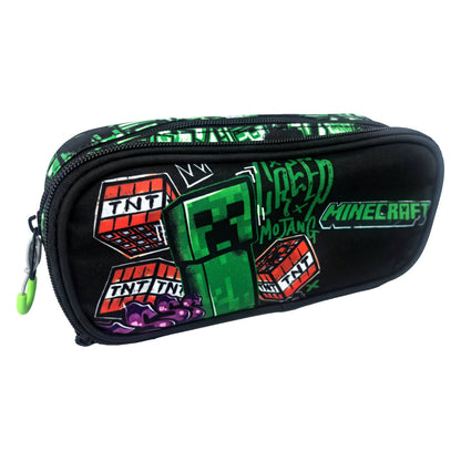 Trousse scolaire Minecraft Metro Art à 2 compartiments de 23,5 cm pour enfants – 24 cm