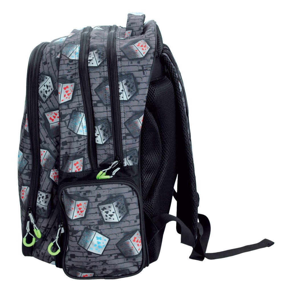 Minecraft Metro Art Blast , 46 cm Schulranzen für Kinder – 46 cm