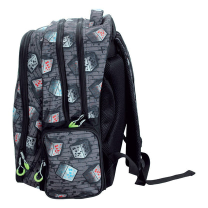 Minecraft Metro Art Blast , 46 cm Schulranzen für Kinder – 46 cm