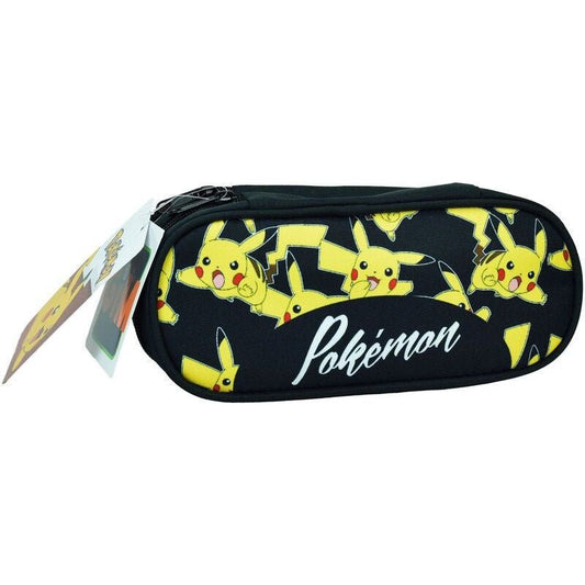 Pokémon Pika-Pika mit 2 Fächern Federmäppchen für Kinder – 26 x 6 x 10 cm