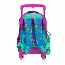 Disney Prinzessin Rapunzel rollender Kindergartenrucksack für Kinder – 30 x 25 x 15 cm