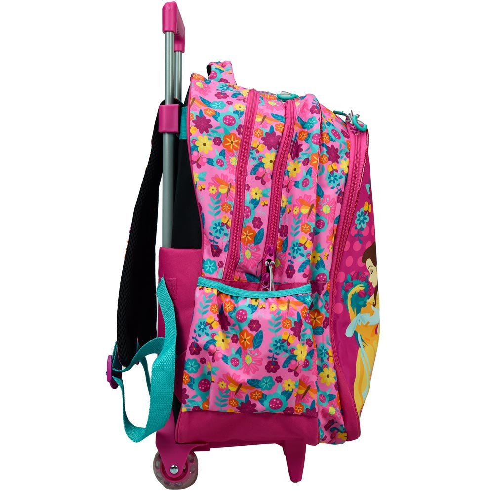 Disney Prinzessin Spring rollender , Tasche 46 cm Schultasche mit Rollen für Kinder – 46 × 35 × 20 cm