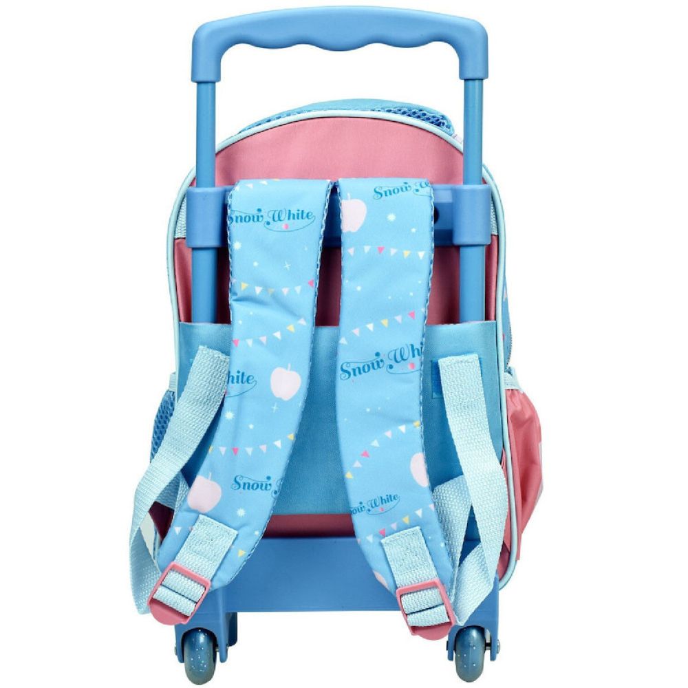 Sac à dos maternelle à roulettes Disney Princesse Blanche-Neige pour enfants – 30 x 25 x 15 cm