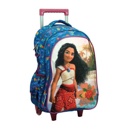 Disney Vaiana Bold Adventurer Rollender , Tasche 46 cm Schultasche mit Rollen für Kinder – 46 × 35 × 20 cm
