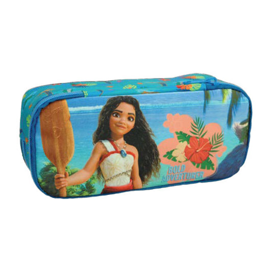 Trousse enfant Disney Vaiana Aventurière Audacieuse à 2 compartiments – 26 x 6 x 10 cm