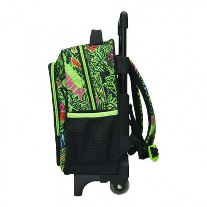 Teenage Mutant Ninja Turtles Power rollender Kindergartenrucksack für Kinder – 30 x 25 x 15 cm