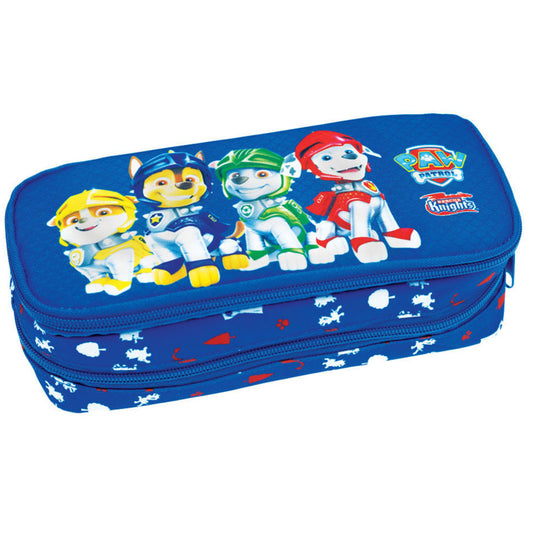 Trousse 2 compartiments Pat Patrouille Chevaliers pour enfants – 26 x 6 x 10 cm