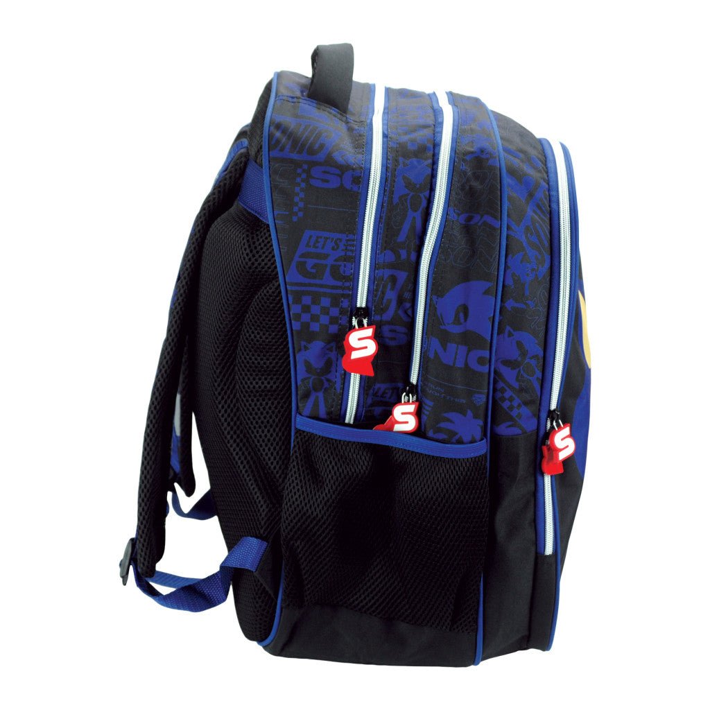 Sonic the Hedgehog Champion Racer , Tasche 42 cm Schulranzen für Kinder – 42 × 30 × 15 cm