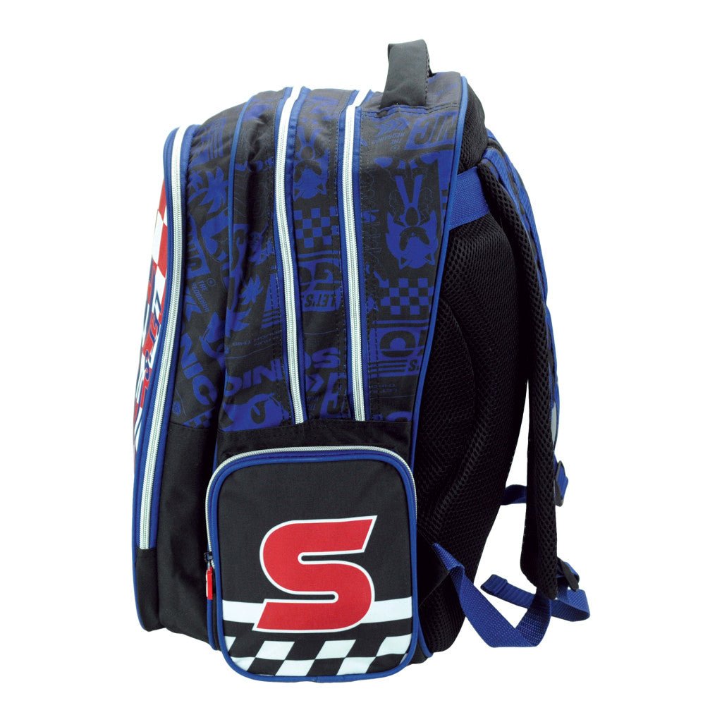 Sonic the Hedgehog Champion Racer , Tasche 42 cm Schulranzen für Kinder – 42 × 30 × 15 cm