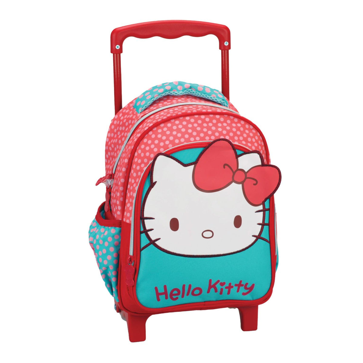 Sac à dos maternelle à roulettes Hello Kitty pour enfants – 30 x 25 x 15 cm