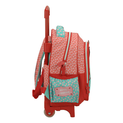 Sac à dos maternelle à roulettes Hello Kitty pour enfants – 30 x 25 x 15 cm