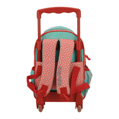 Sac à dos maternelle à roulettes Hello Kitty pour enfants – 30 x 25 x 15 cm