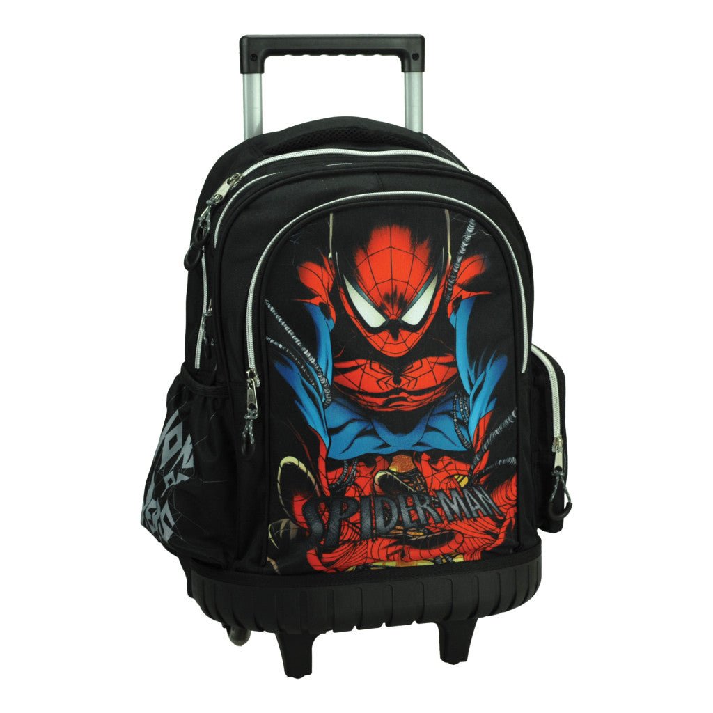 Spiderman Evergreen premium Roll- , 42 cm Schultasche mit Rollen für Kinder – 42 × 32 × 20 cm