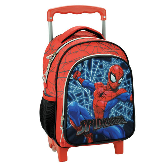 Spiderman Frame Rollrucksack für Kindergarten Kindergartenrucksack für Kinder – 30 x 25 x 15 cm
