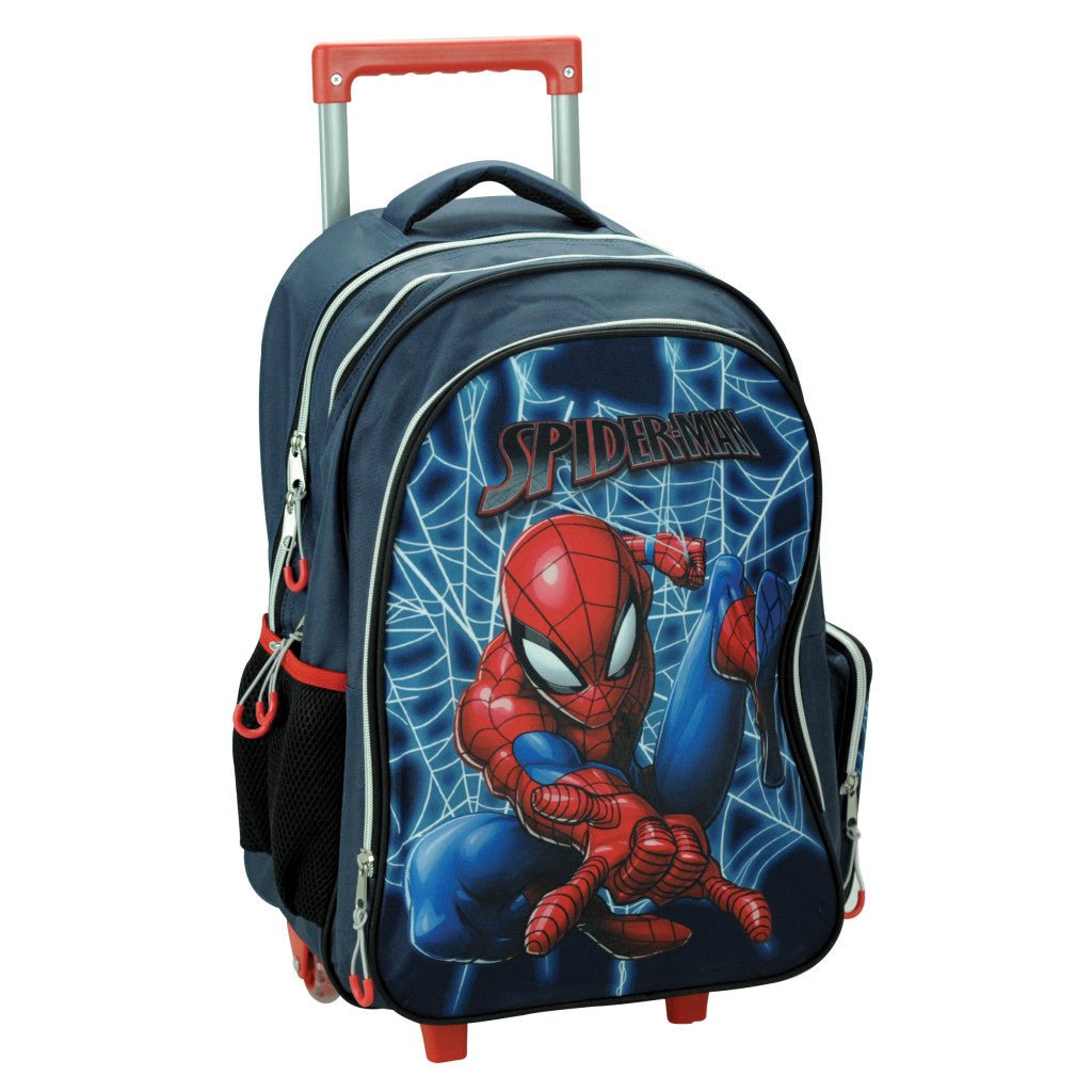 Spiderman Frame rollende , Tasche 46 cm Schultasche mit Rollen für Kinder – 46 × 35 × 20 cm