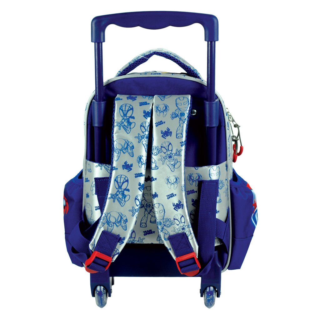 Spiderman Spidey Glow Rollender Kindergartenrucksack für Kinder – 30 x 25 x 15 cm