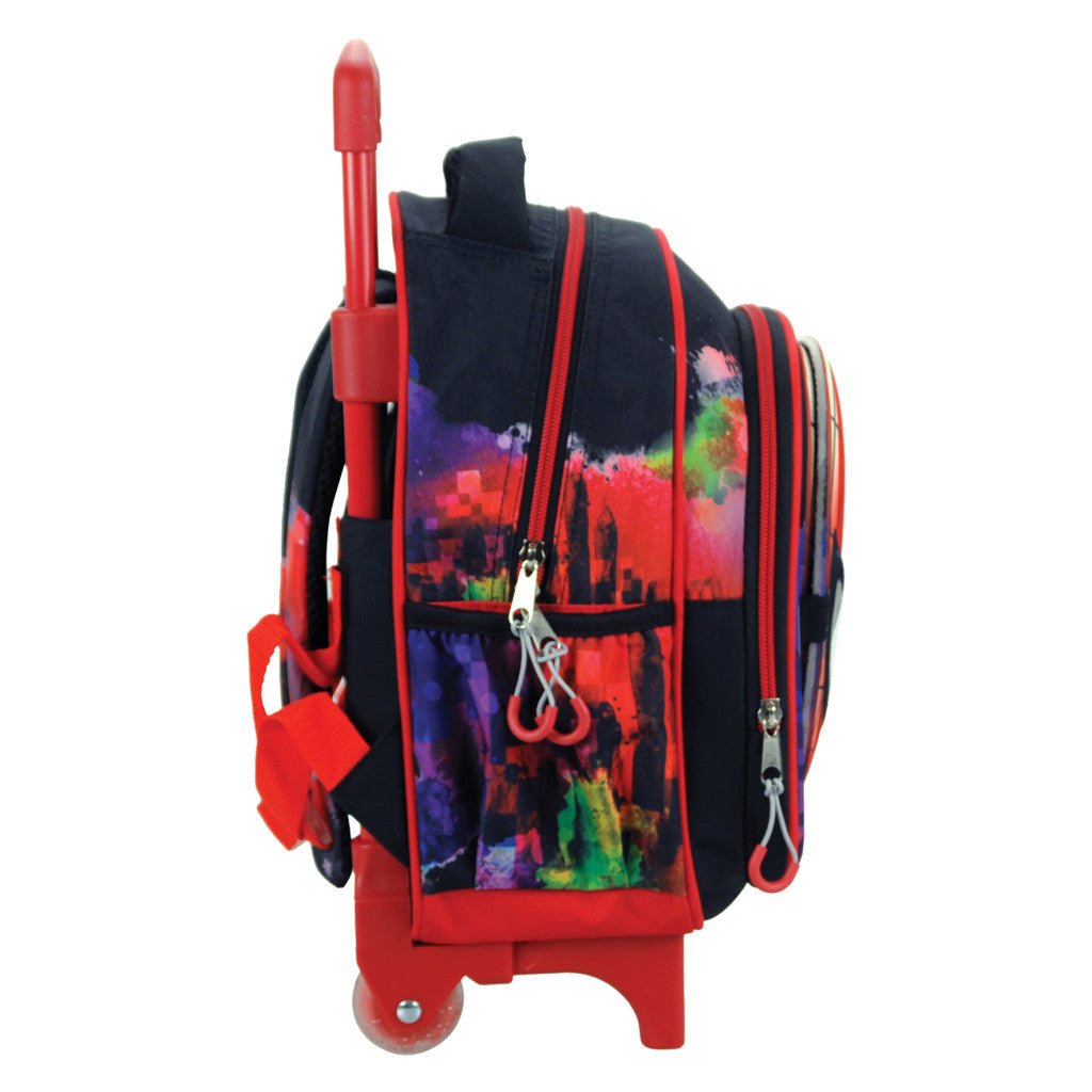 Spiderman Global rollender , mit Maske Kindergartenrucksack für Kinder – 30 x 25 x 15 cm