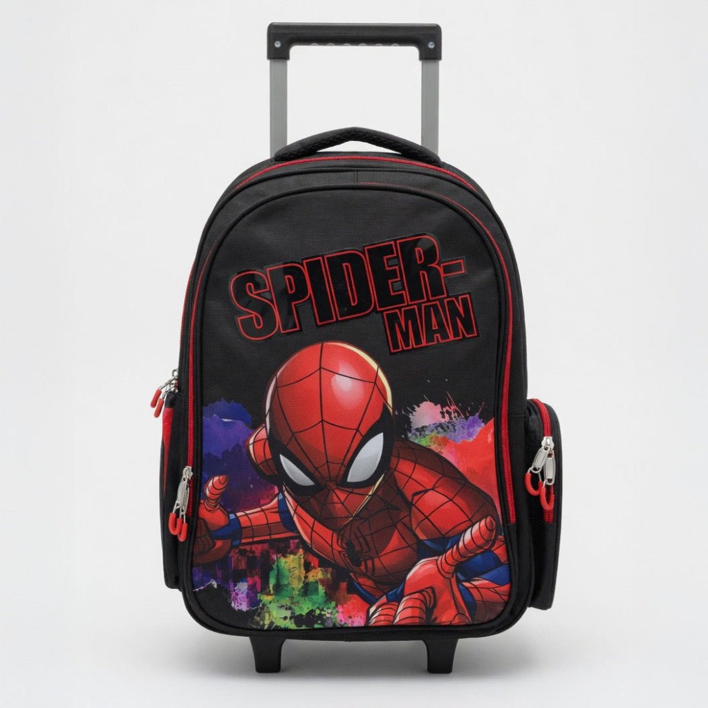 Spiderman Global Rollender , Tasche 46 cm Schultasche mit Rollen für Kinder – 46 × 35 × 20 cm