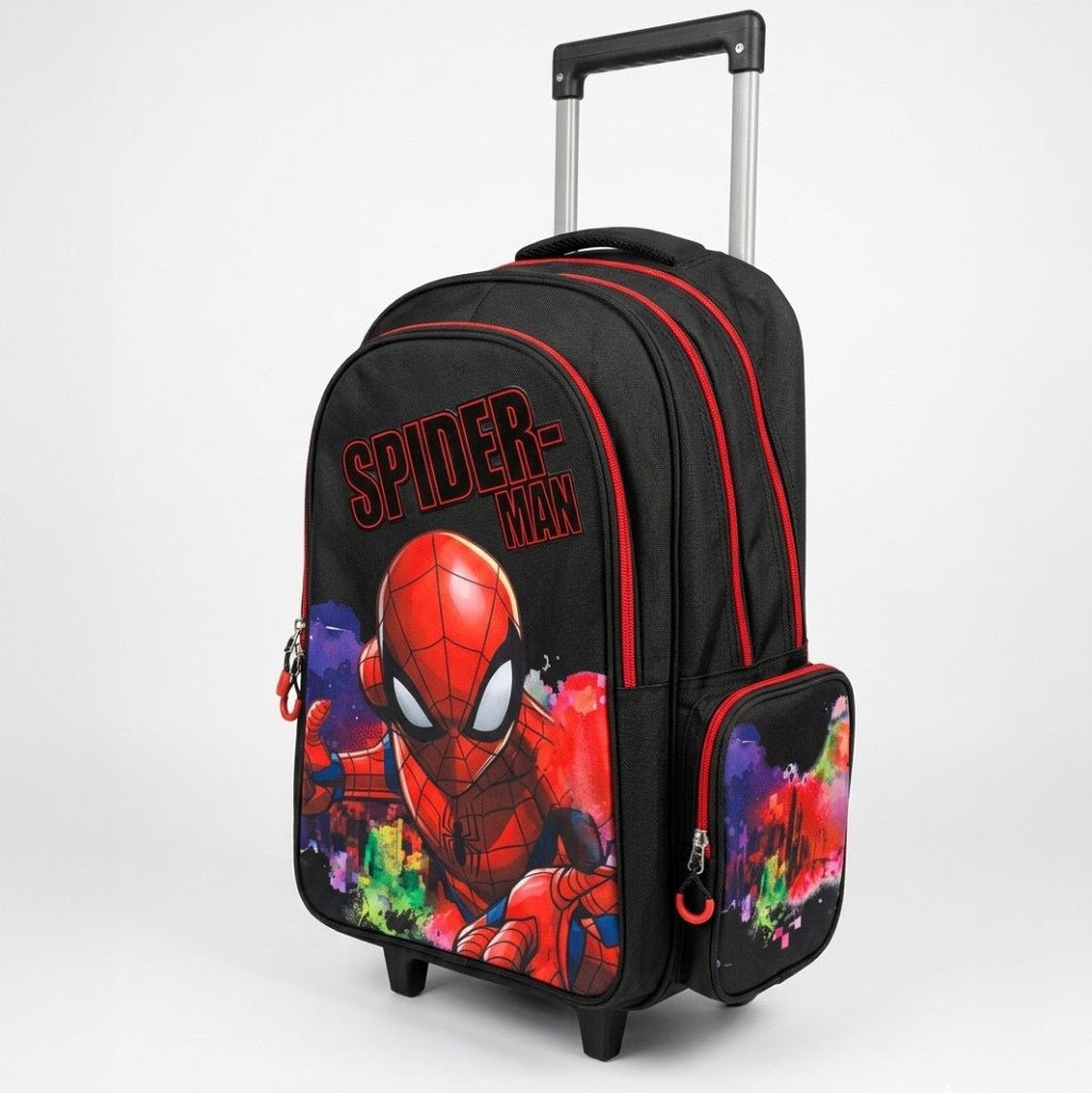 Spiderman Global Rollender , Tasche 46 cm Schultasche mit Rollen für Kinder – 46 × 35 × 20 cm