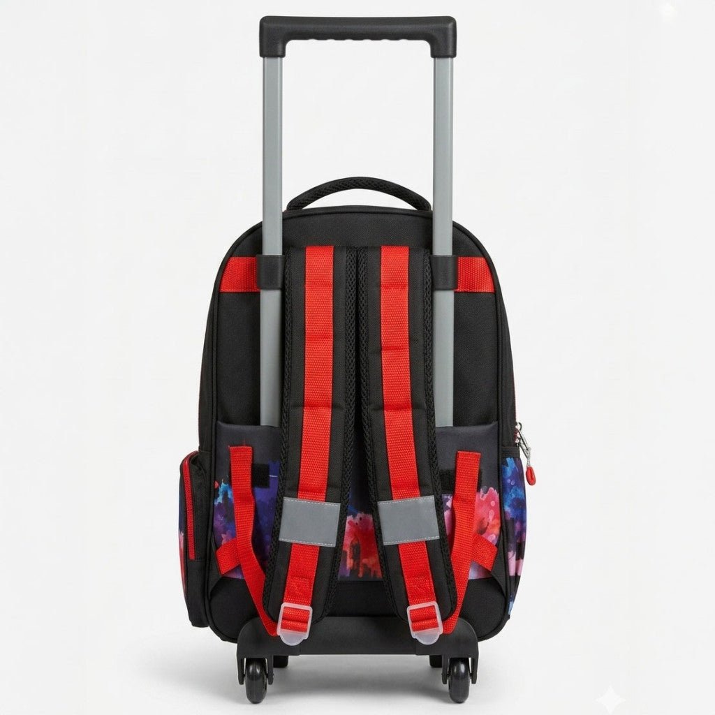 Spiderman Global Rollender , Tasche 46 cm Schultasche mit Rollen für Kinder – 46 × 35 × 20 cm