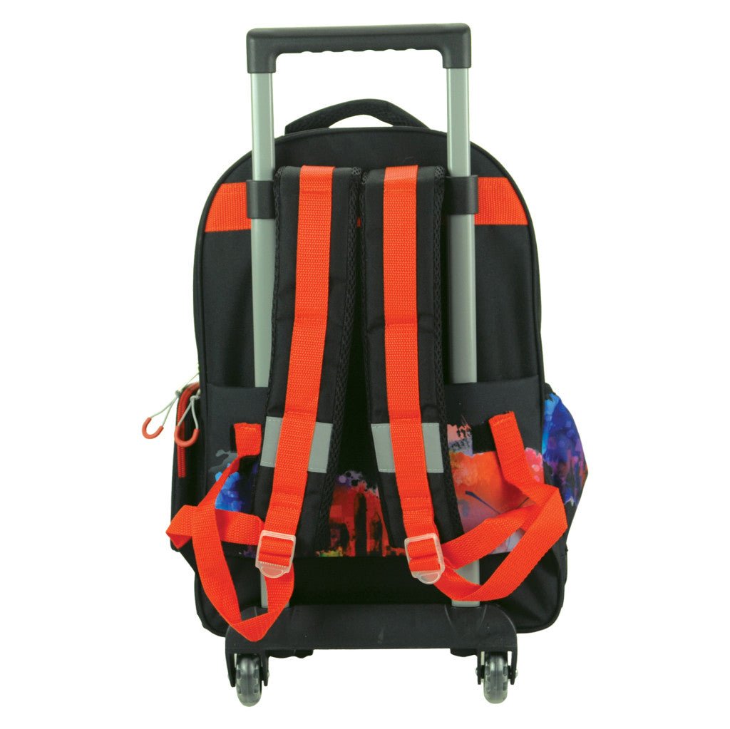 Spiderman Global Premium Rollschulranzen, 42 cm Schultasche mit Rollen für Kinder – 42 × 32 × 20 cm