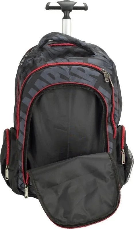 Avengers Black Marvel Rollrucksack, Tasche 46 cm Schultasche mit Rollen für Kinder – 46 × 35 × 20 cm