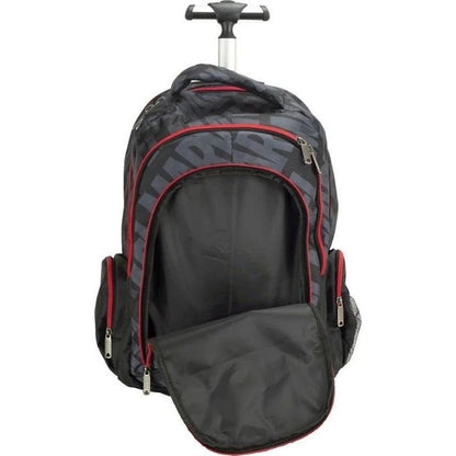 Avengers Black Marvel Rollrucksack, Tasche 46 cm Schultasche mit Rollen für Kinder – 46 × 35 × 20 cm