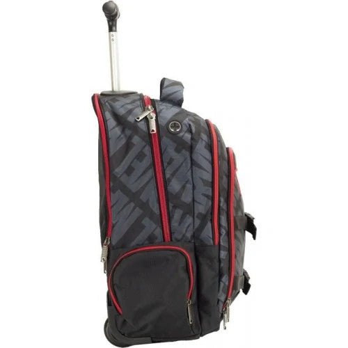 Avengers Black Marvel Rollrucksack, Tasche 46 cm Schultasche mit Rollen für Kinder – 46 × 35 × 20 cm