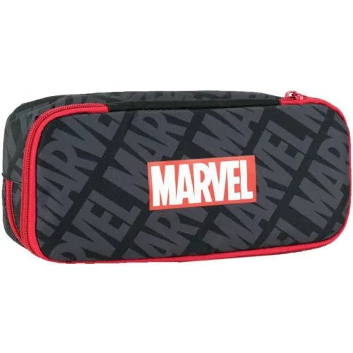 Avengers Black Marvel Federmäppchen für Kinder – 26 x 6 x 10 cm