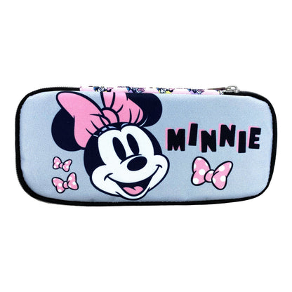 Disney Minnie Pretty in Pink mit 2 Fächern Federmäppchen für Kinder – 26 x 6 x 10 cm