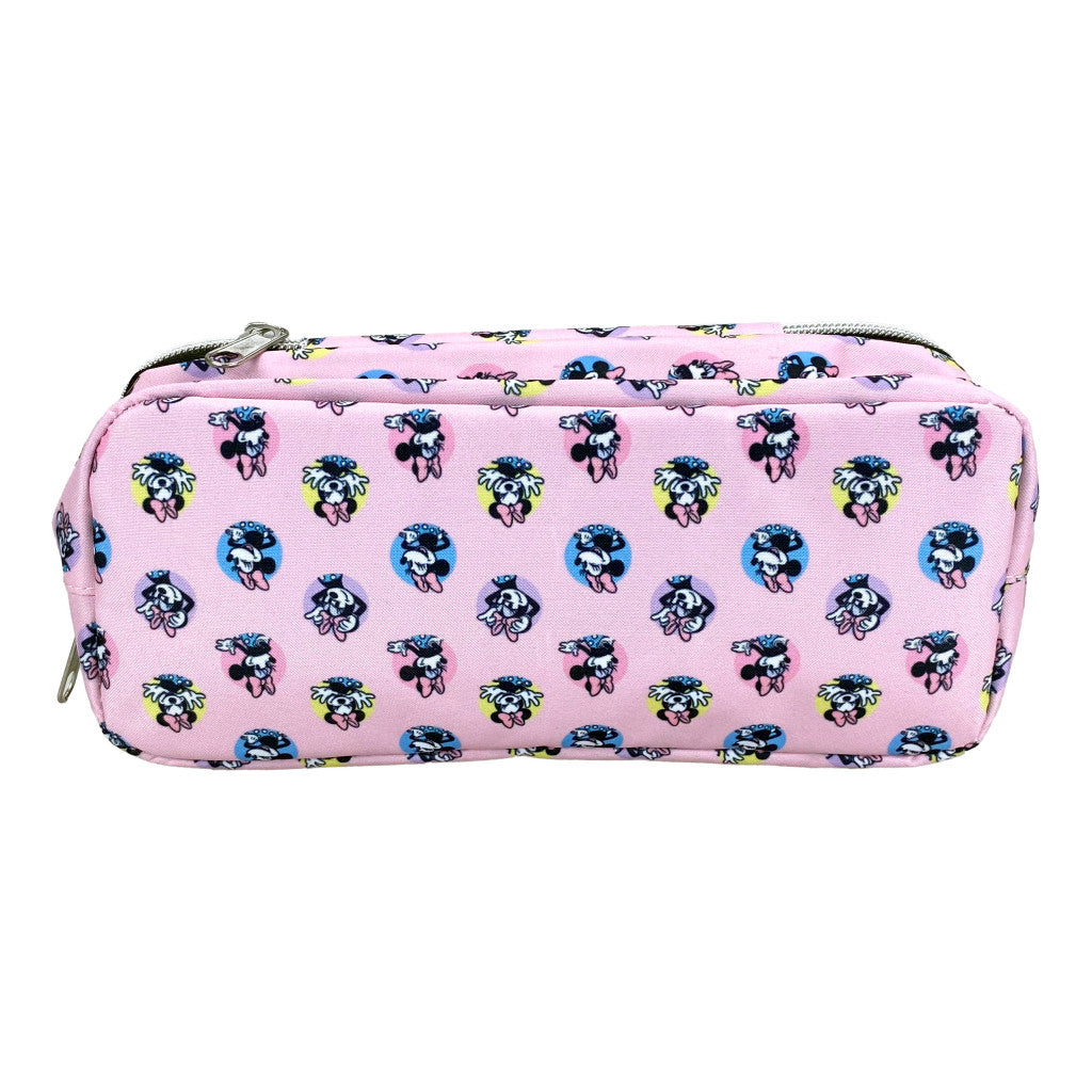Disney Minnie Pretty in Pink mit 2 Fächern Federmäppchen für Kinder – 26 x 6 x 10 cm