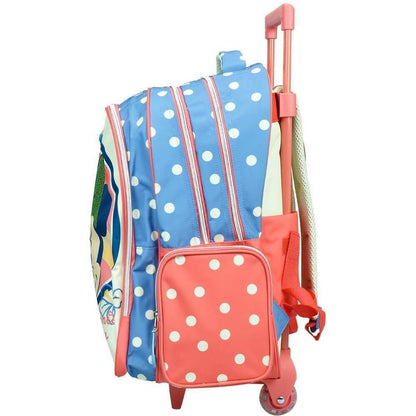 Disney Minnie Boho rollender , Rucksack 46 cm Schultasche mit Rollen für Kinder – 46 × 35 × 20 cm