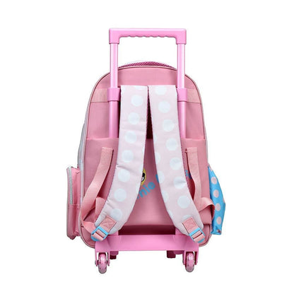 Disney Minnie Joy rollender Schulrucksack, 46 cm Tasche Schultasche mit Rollen für Kinder – 46 × 35 × 20 cm