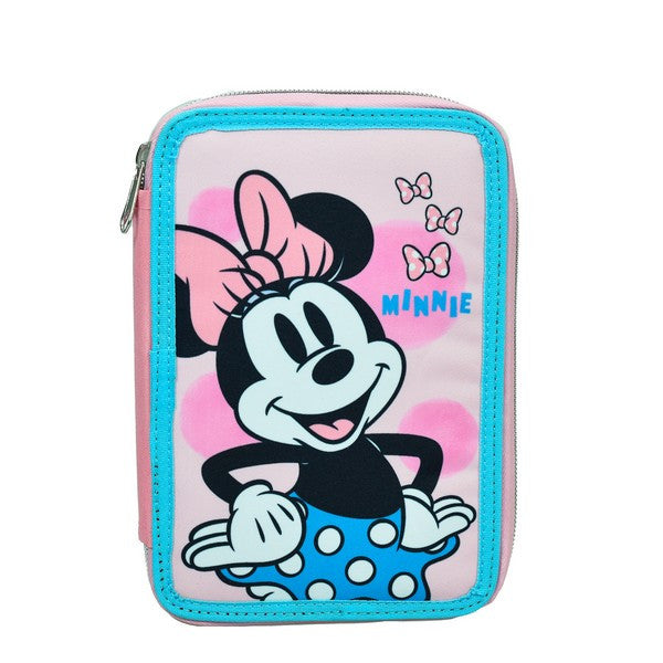 Disney Minnie Joy mit 2 Ebenen Federmäppchen für Kinder – 13 x 20 x 7 cm