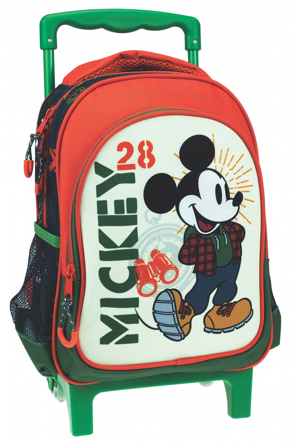Disney Mickey Hike rollender Kindergartenrucksack für Kinder – 30 x 25 x 15 cm