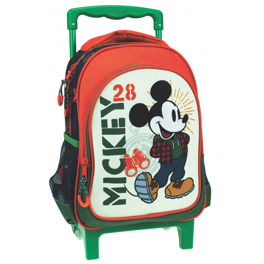 Disney Mickey Hike rollender Kindergartenrucksack für Kinder – 30 x 25 x 15 cm