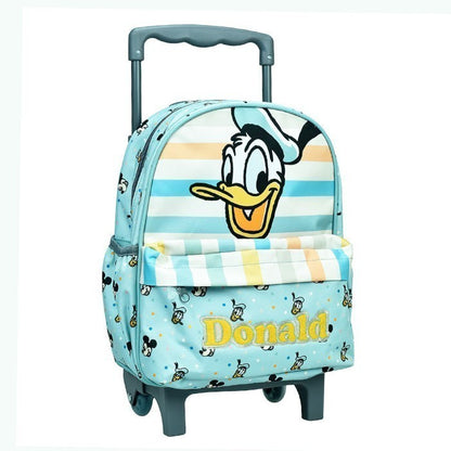 Disney Donald Rollender Kindergartenrucksack für Kinder – 30 x 25 x 15 cm