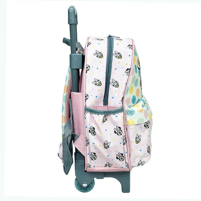 Sac à dos maternelle à roulettes Disney Daisy pour enfants – 30 x 25 x 15 cm