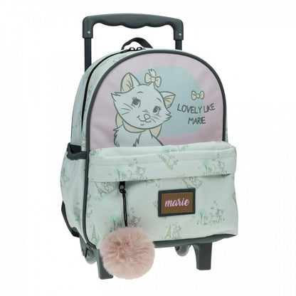 Disney Marie Lovely rollender Katzenkindergartenrucksack Kindergartenrucksack für Kinder – 30 x 25 x 15 cm