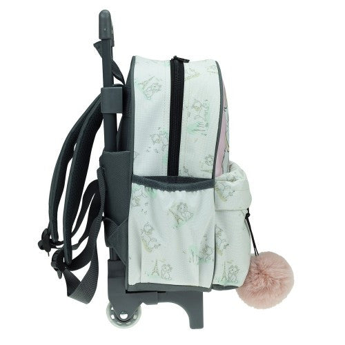 Disney Marie Lovely rollender Katzenkindergartenrucksack Kindergartenrucksack für Kinder – 30 x 25 x 15 cm