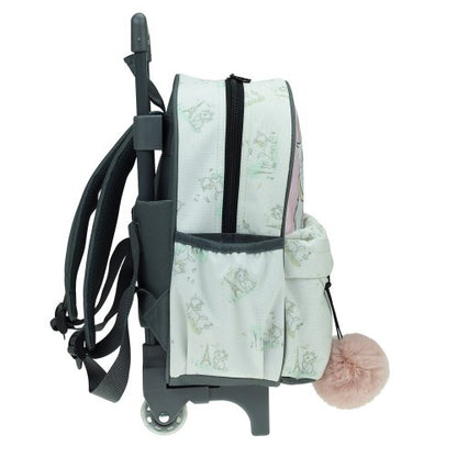 Disney Marie Lovely rollender Katzenkindergartenrucksack Kindergartenrucksack für Kinder – 30 x 25 x 15 cm