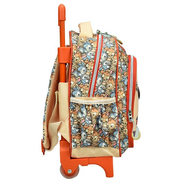 Disney Bambi Sweet rollender Kindergartenrucksack für Kinder – 30 x 25 x 15 cm