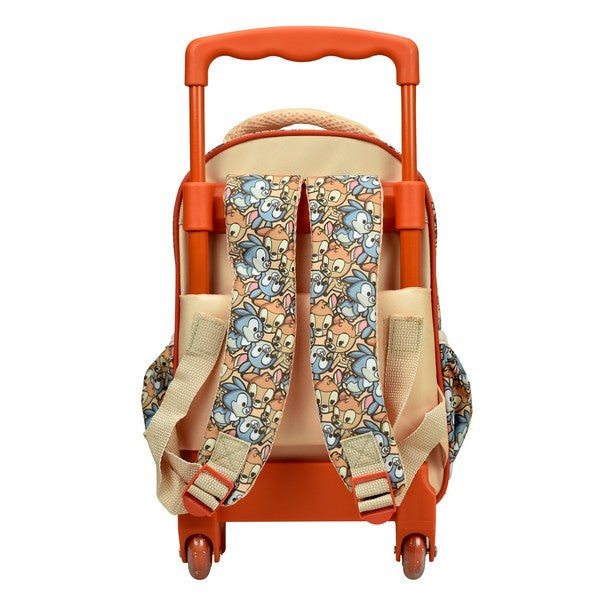 Disney Bambi Sweet rollender Kindergartenrucksack für Kinder – 30 x 25 x 15 cm
